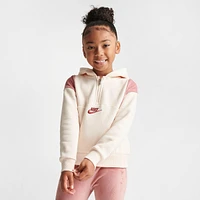 Girls' Little Kids' Nike Home Swoosh Half-Zip Hoodie and Leggings Set