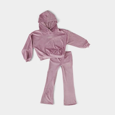 Girls' Little Kids' NIke Velour Hoodie and Leggings Set