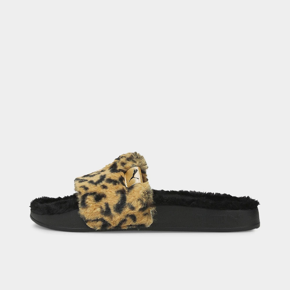 Women's Puma Leadcat 2.0 Fluff Safari Slide Sandals