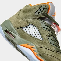 Big Kids' Air Jordan Retro 5 Basketball Shoes