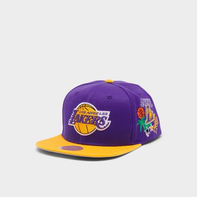 Mitchell & Ness NBA Los Angeles Lakers Patch Overload Snapback Hat
