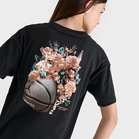 Girls' Big Kids' Floral Jumpman T-Shirt