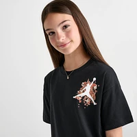 Girls' Big Kids' Floral Jumpman T-Shirt