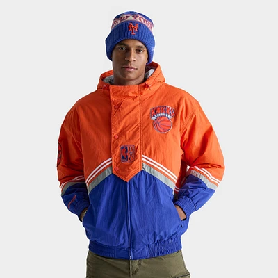 Men's Mitchell & Ness New York Knicks NBA Throw It Back Retro Jacket