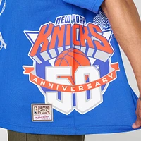 Men's Mitchell & Ness New York Knicks NBA Logo Blast Graphic T-Shirt