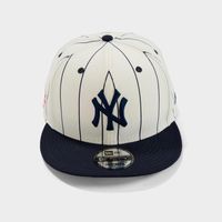 Vintage New York Yankees Pinstripe Snapback Hat Adjustable MLB 