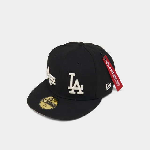 MLB Unisex Diamond Structured Ball Cap LA Dodgers Black