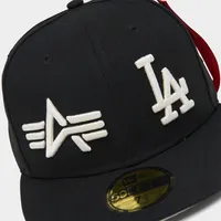 NEW ERA CAPS LA Dodgers Alpha Industries X MLB Black Bucket Hat