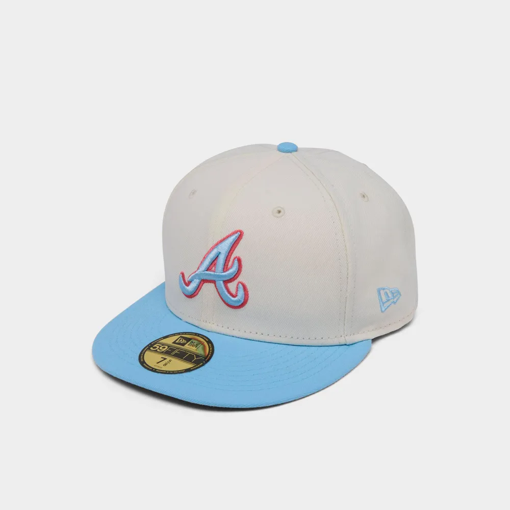New Era 59Fifty Atlanta Braves Road Authentic Collection On Field Fitted Hat