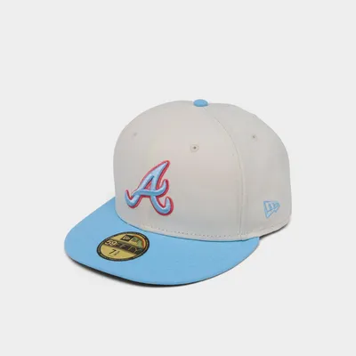 Men's Atlanta Braves New Era Light Blue Color Pack 59FIFTY Fitted Hat