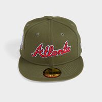 New Era Atlanta Braves MLB Olive 59FIFTY Fitted Hat