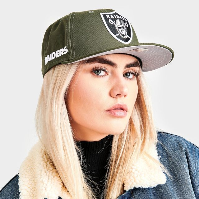 Las Vegas Raiders Mitchell & Ness Youth Throwback Precurve Snapback Hat -  Gray