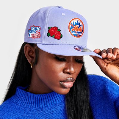 New York Mets MLB Flower Blue 59FIFTY Fitted Cap