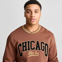 Men's New Era Chicago White Sox MLB Letterman Crewneck Sweatshirt