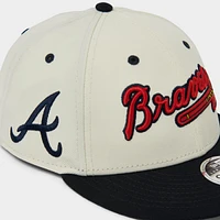 New Era x FELT Atlanta Braves MLB Low Profile 9FIFTY Snapback Hat
