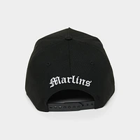 New Era Miami Marlins MLB Gothic 9FORTY Snapback Hat