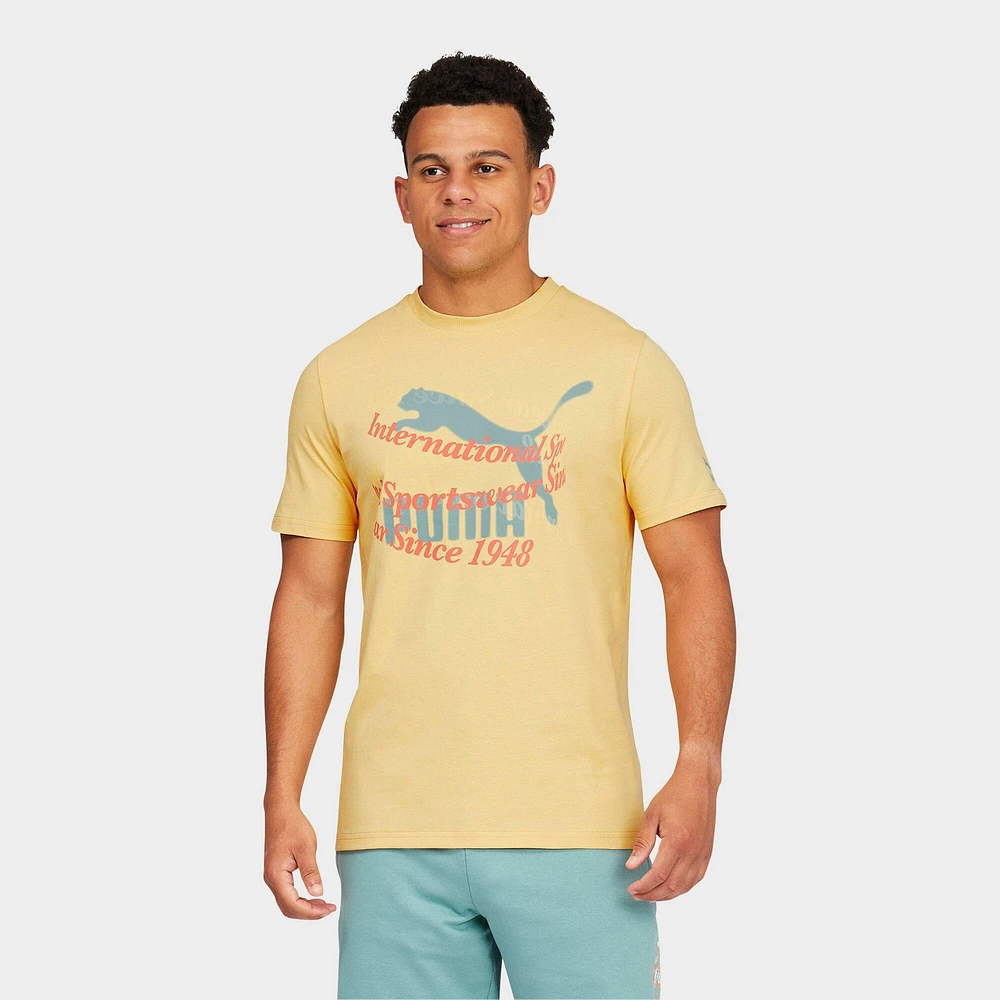 Men's Puma Sportswear International Logo Graphic T-Shirt