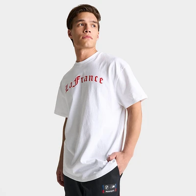 Men's Puma Hoops x LaFrancé Holiday Script Wordmark T-Shirt