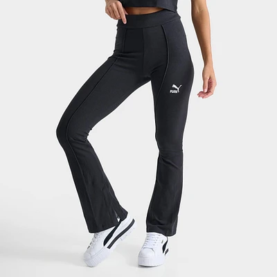 Women's Puma Classic Pintucked Flared Leggings