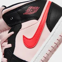 Girls' Toddler Air Jordan Retro 1 Mid Casual Shoes