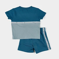 Infant Jordan Colorblock Taped T-Shirt and Shorts Set
