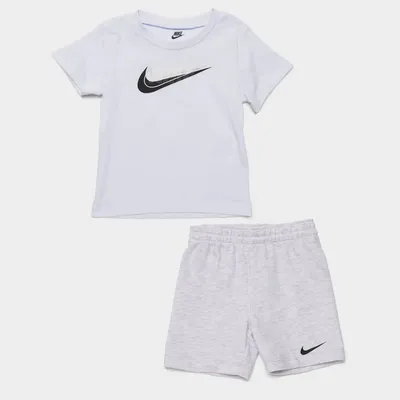 Infant Nike Sportswear Double Swoosh T-Shirt and Shorts Set