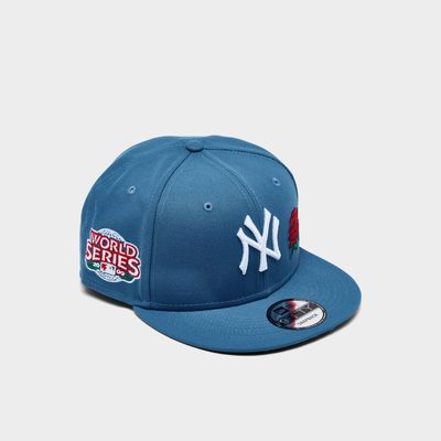 New Era League Essential Men's Trucker Cap ~ New York Yankees Moss Cadet Blue 