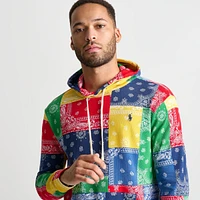 Men's Polo Ralph Lauren Patchwork Print Spa Terry Hoodie