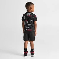 Kids' Toddler Jordan Allover Print T-Shirt And Shorts Set