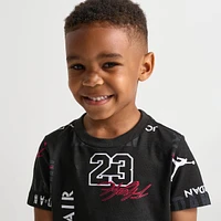 Kids' Toddler Jordan Allover Print T-Shirt And Shorts Set