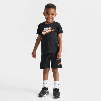 Kids' Toddler Nike Shadow Futura T-Shirt And Shorts Set