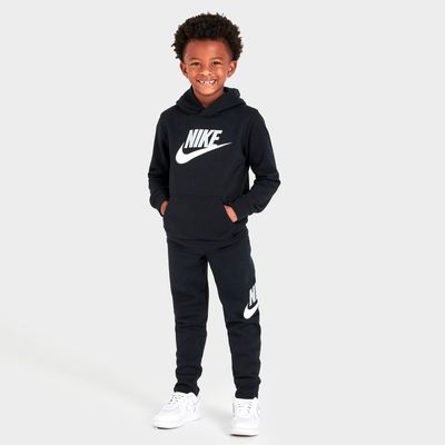 Boys' Little Kids' Nike Metallic Futura Logo Pullover Hoodie and Jogger Pants Set
