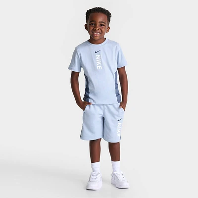 Little Kids' Nike Hybrid T-Shirt And Shorts Set