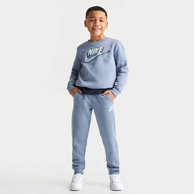 Little Kids' Nike Futura Crewneck Sweatshirt and Jogger Pants Set