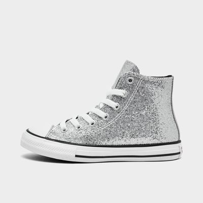 Girls' Little Kids' Converse Chuck Taylor High Top Glitter Casual Shoes