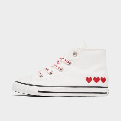 Girls' Toddler Converse Chuck Taylor All Star Love High Top Casual Shoes