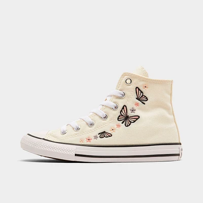 Girls' Little Kids' Converse Chuck Taylor All Star High Butterfly Casual Shoes