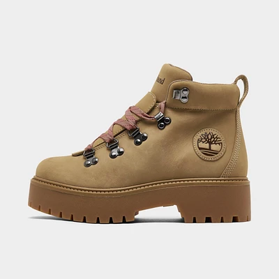 Women's Timberland Stone Street Mid Lace-Up Platform Hiking Boots