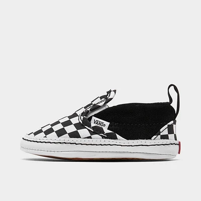 Infant Vans Checker Slip-On V Crib Shoes