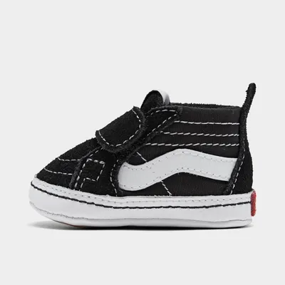 Boys' Infant Vans Old Skool Hook-and-Loop Crib Shoes