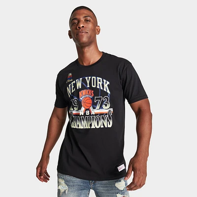 Men's Mitchell & Ness New York Knicks NBA 1973 Champions Graphic T-Shirt