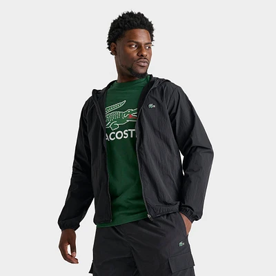 Men's Lacoste Woven Full-Zip Jacket