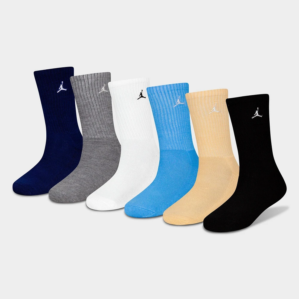 Youth Jordan Everyday Essentials Crew Socks (6-Pack)