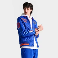 Men's Pro Standard New York Knicks NBA Embroidered NYC Graphic Satin Jacket