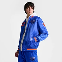 Men's Pro Standard New York Knicks NBA Embroidered NYC Graphic Satin Jacket