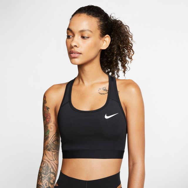 Nike Plus Active Medium-Support Padded Logo Sports Bra