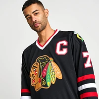 Men's Mitchell & Ness Blue Line Chris Chelios Chicago Blackhawks NHL 97-98 Alternate Hockey Jersey