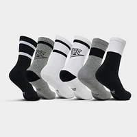 Kids' Nike Everyday Cushioned Crew Socks (6-Pack)