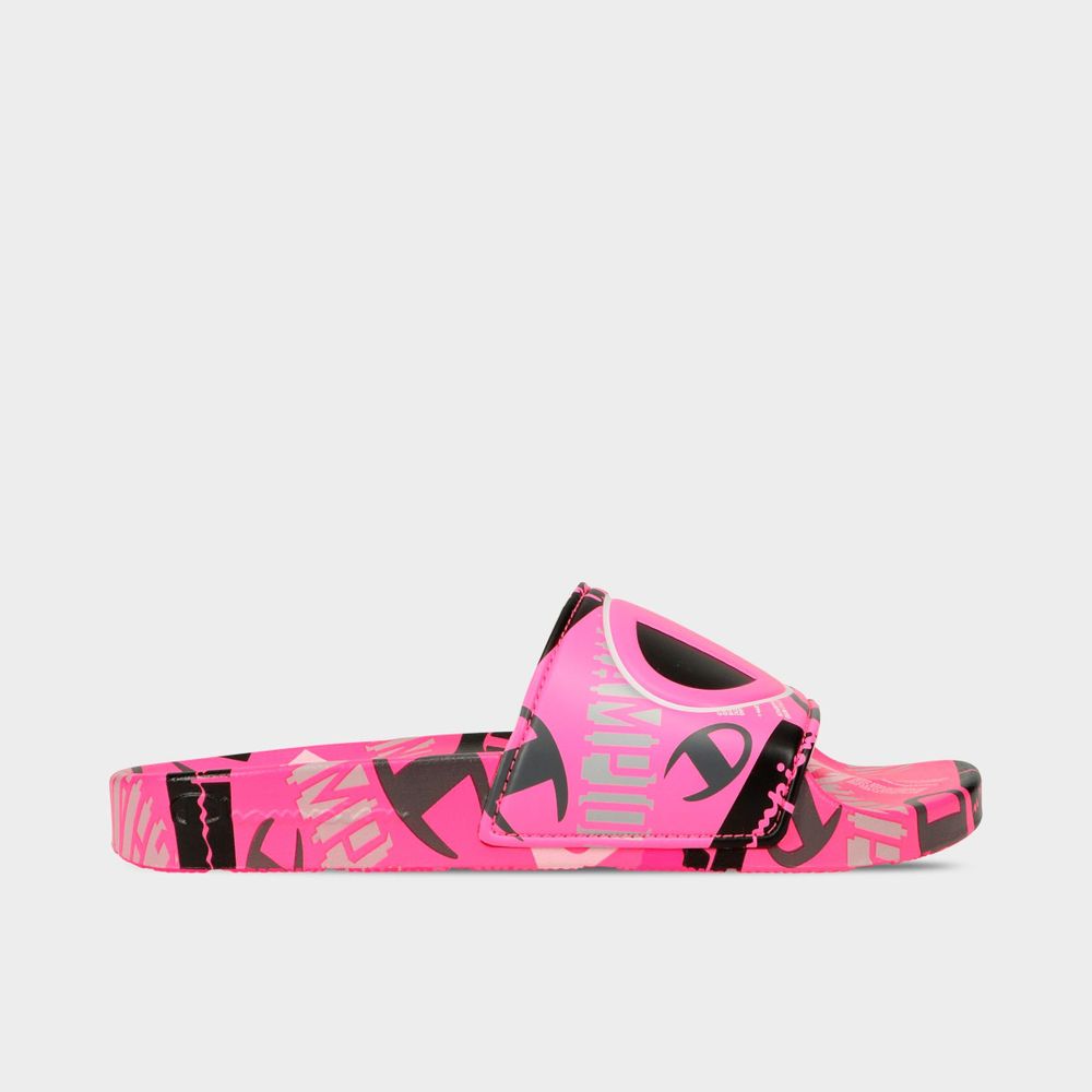 champion slides finish line