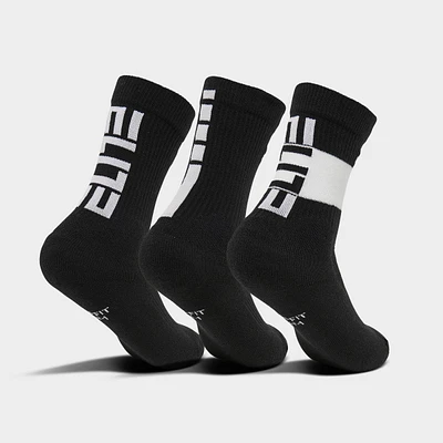 Kids' Nike Elite 3-Pack Basketball Crew Socks